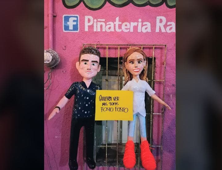 'Fosfo, fosfo': Piñata de Samuel García y Mariana Rodríguez se viraliza
