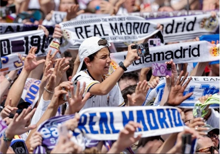 Celebra Real Madrid su título 36 de la Liga de España