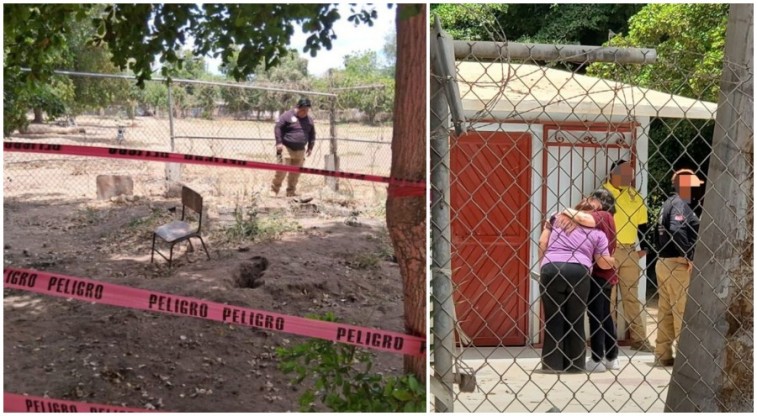 COLAPSÓ LOZA EN KÍNDER Y NIÑOS CAYERON A FOSA SÉPTICA EN GUASAVE