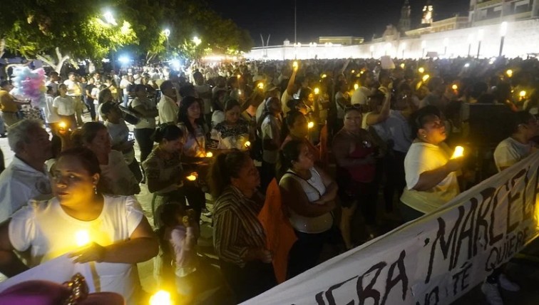 Convocan a cuarta marcha en favor a policías de Campeche y en contra de Marcela Muñoz