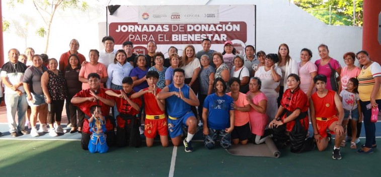 Decenas de cancunenses a la clase gratuita “Tai Chi para Todas”, en la Colonia Lombardo Toledano