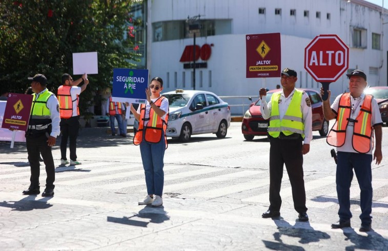 La campaña “Operativo de Cultura Vial”, se realizará dos veces a la semana para que generar conciencia entre los automovilistas y peatones