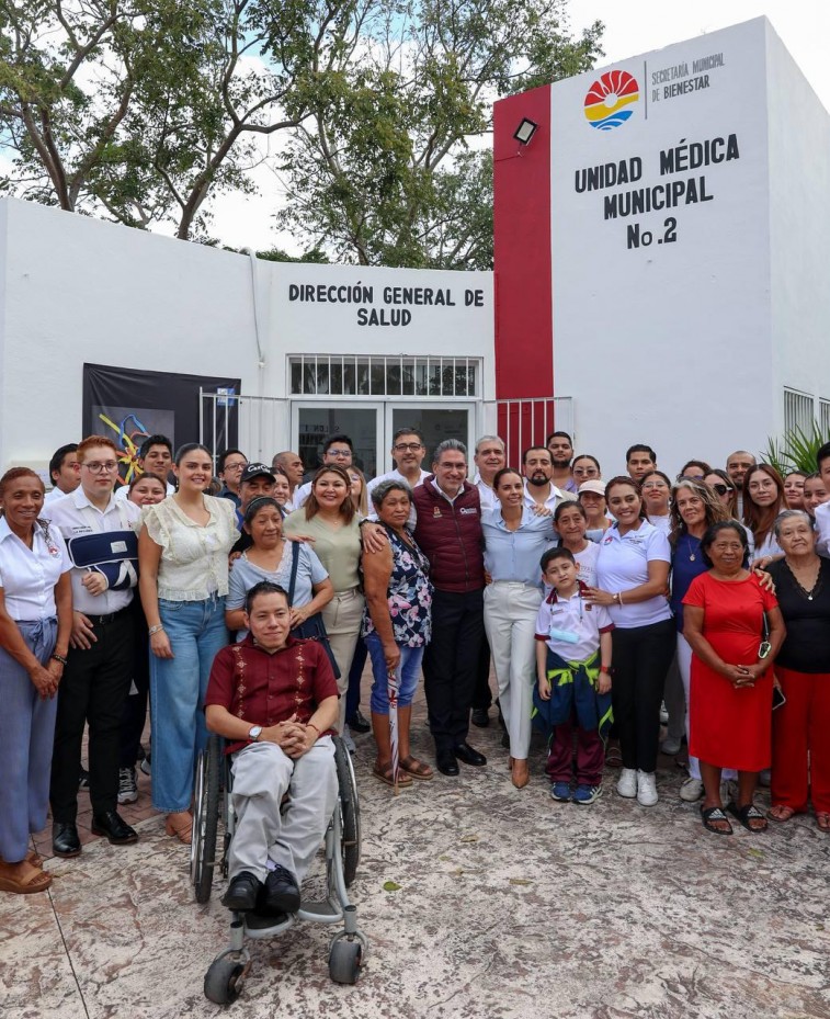 La presidenta Ana Paty Peralta, destacó que en la primera Unidad Médica Municipal de Cancún, se han atendido casi 15 mil pacientes en solo 11 meses.