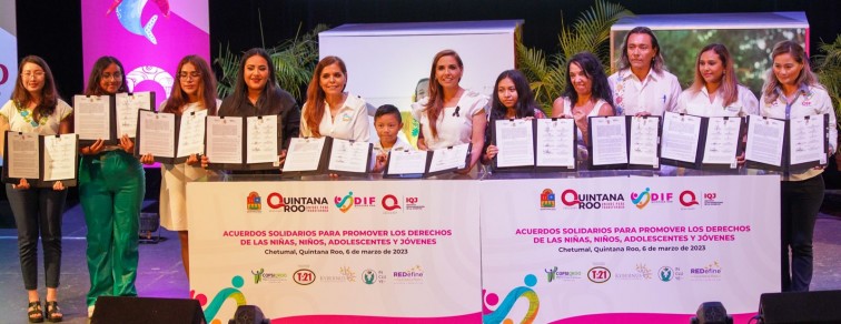 La transformación de Quintana Roo se finca en la voz de las niñas, niños y adolescentes: Mara Lezama