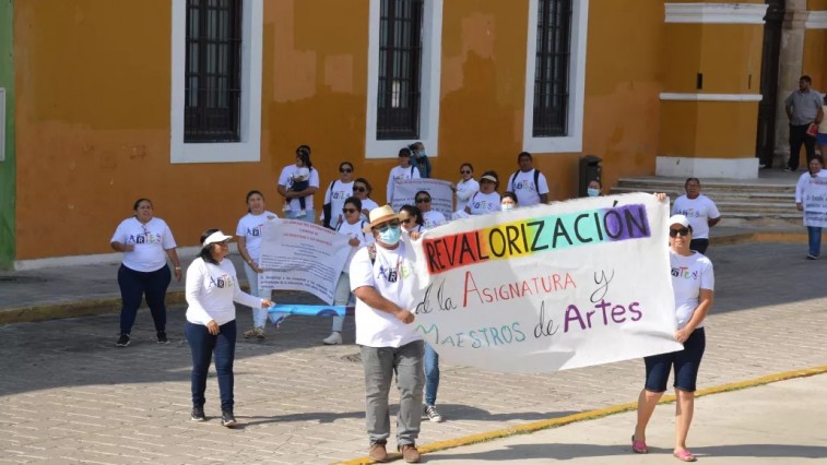 MAESTROS DE ARTES EN CAMPECHE EXIGEN IGUALDAD Y AUMENTO DE PRESUPUESTO