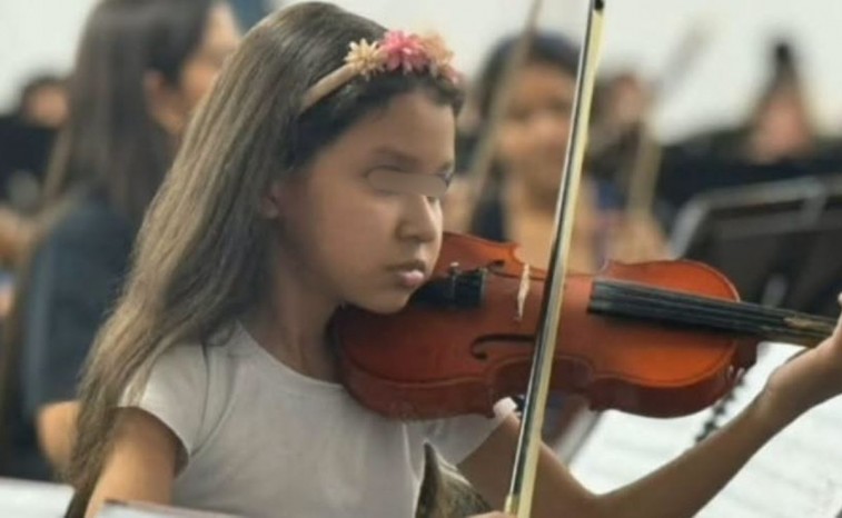 Muere a los 9 años Romina Rivera, la niña violinista que tocó ante el papa León XIV