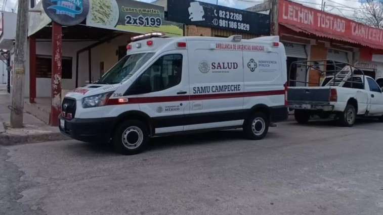 MUJER LESIONADA EN CAMPECHE TRAS ACCIDENTE CON VARILLA