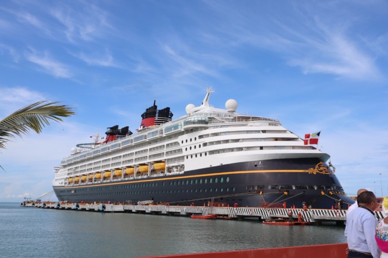 Progreso recibe el “Disney Magic”, el segundo crucero de la cadena Disney