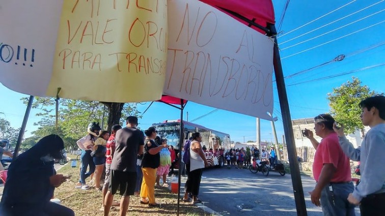 PROTESTAS LOGRAN CAMBIO DE RUTAS EN EL SISTEMA KOOX EN CAMPECHE