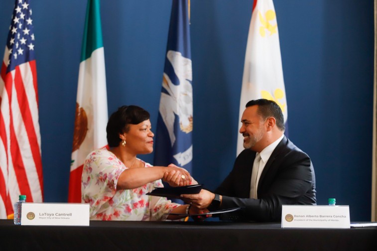 Ratifica el Alcalde Renán Barrera el hermanamiento de Mérida con Nueva Orleans para impulsar el desarrollo económico de la ciudad