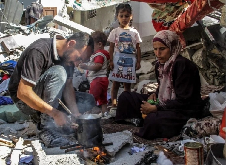 Un millón de palestinos van a sufrir hambruna en julio
